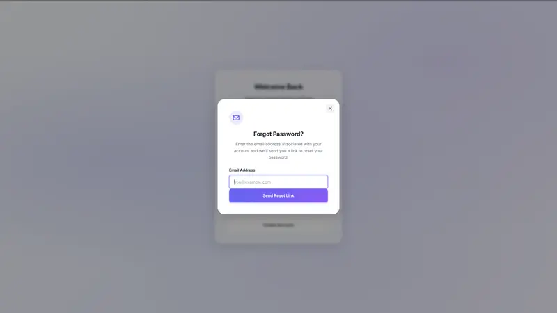 Screenshot of Authentification Mern project