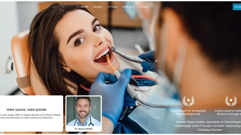Screenshot of Doctor Booking Web Platform project