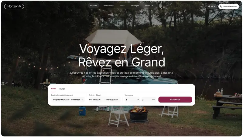 Screenshot of Horizon Voyage project